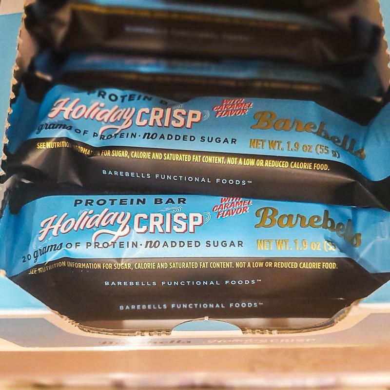 Holiday Crisp Protein Bars