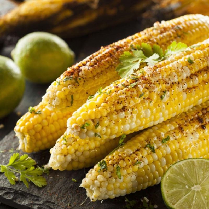 Hot and Spicy BBQ Corn on the Cob