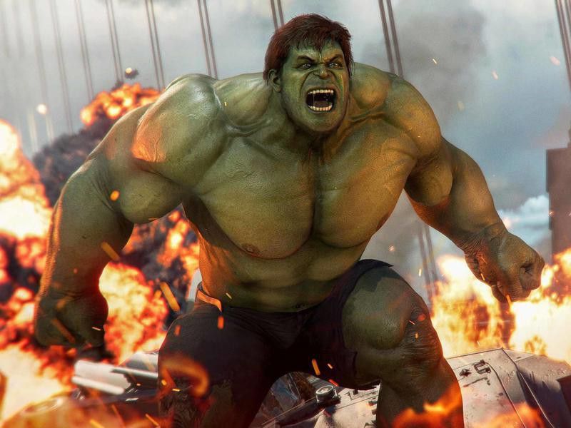 Hulk from the Marvel's Avengers video game