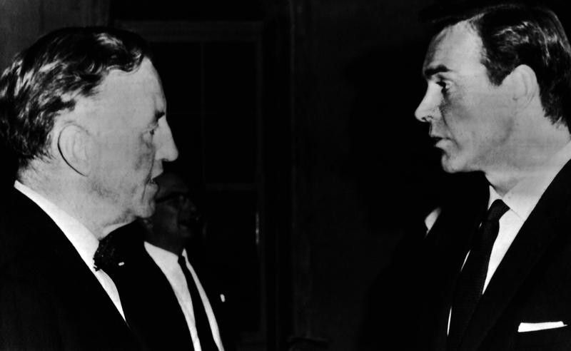 Ian Fleming and Sean Connery