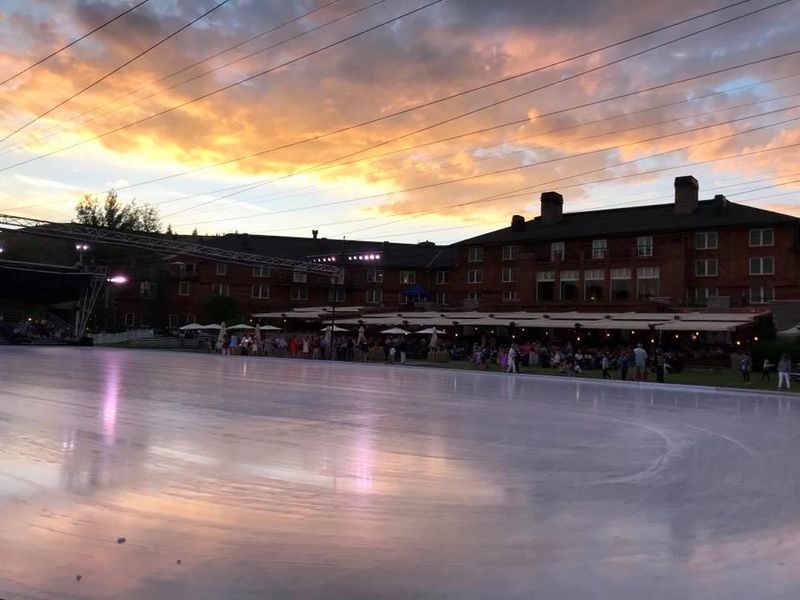 Ice rink in Sun Valley