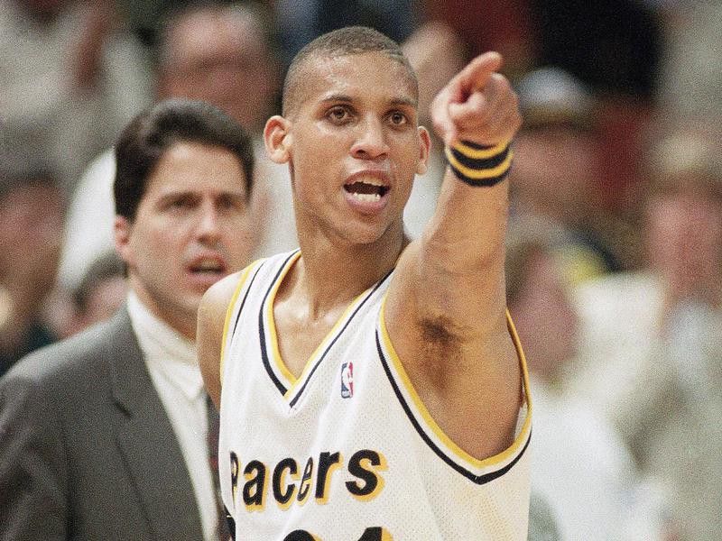 Indiana Pacers guard Reggie Miller