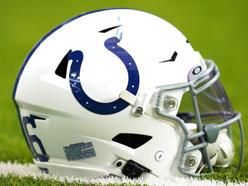Indianapolis Colts logo on helmet
