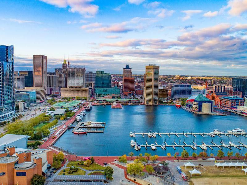 Inner Harbor in Baltimore, Maryland