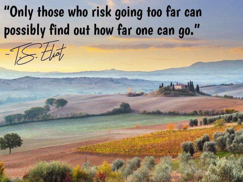 Inspirational T.S. Eliot quote