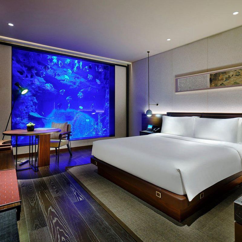 Intercontinental Shanghai Wonderland underwater rooms