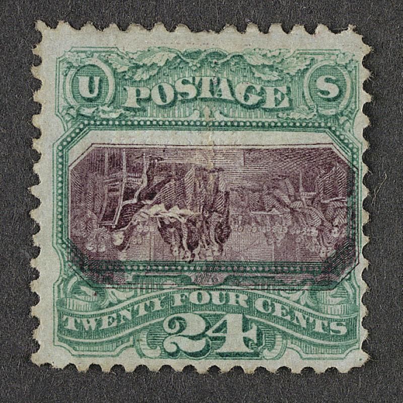 Inverted Declaration of Independence 1869 Stamp
