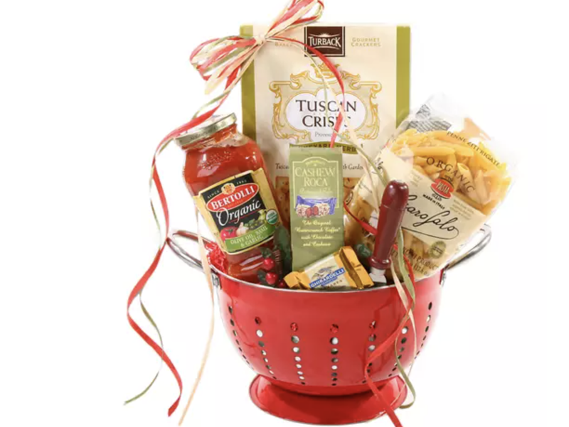 Italian food gift basket