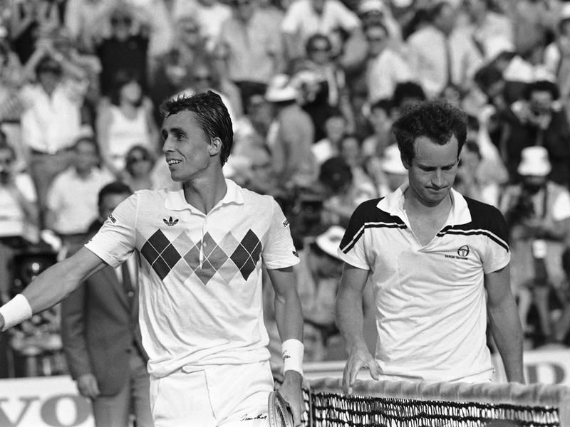 Ivan Lendl and John McEnroe