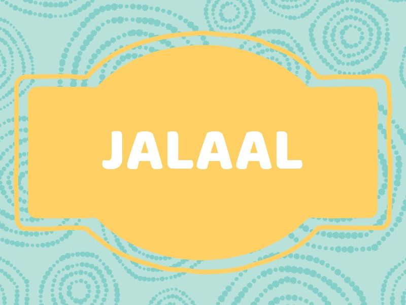 J Name Origins: Jalaal