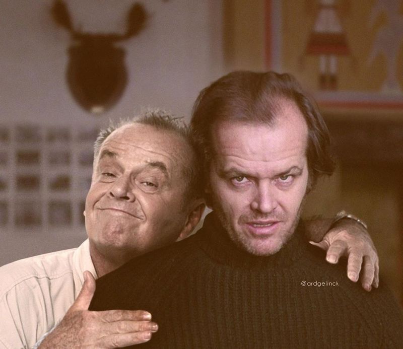 Jack Nicholson and Jack Torrance