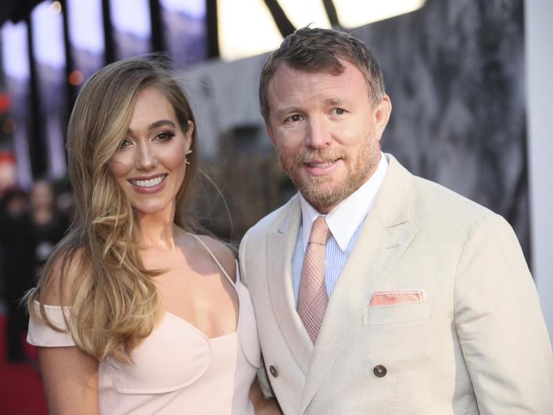 Jacqui Ainsley and director Guy Ritchie