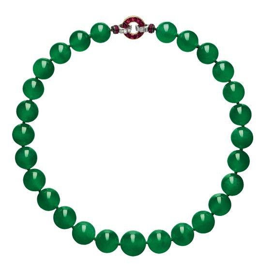 Jadeite necklace