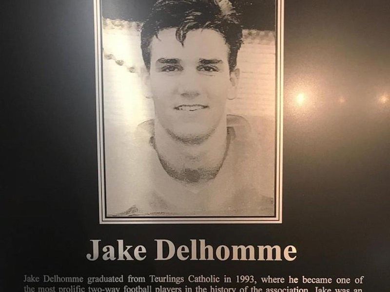 Jake Delhomme at Teurlings Catholic High School