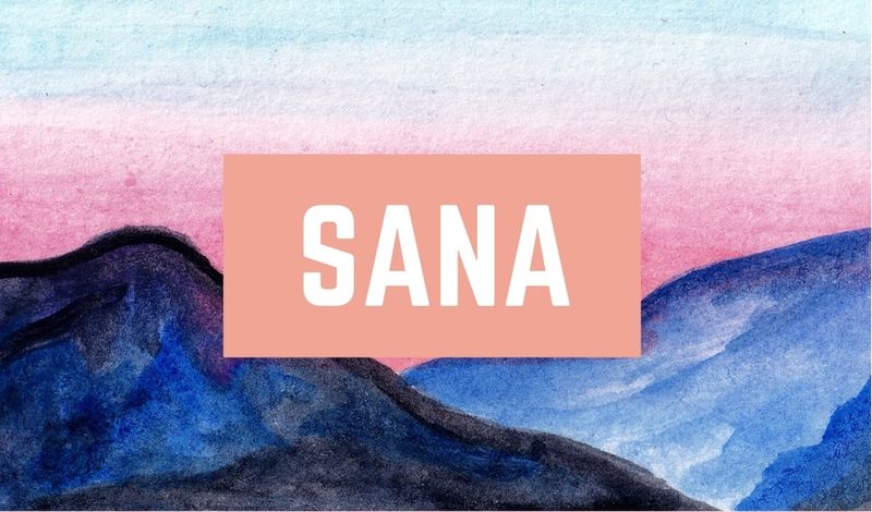 Japanese Baby Name Sana