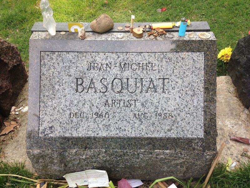 Jean-Michel Basquiat headstone