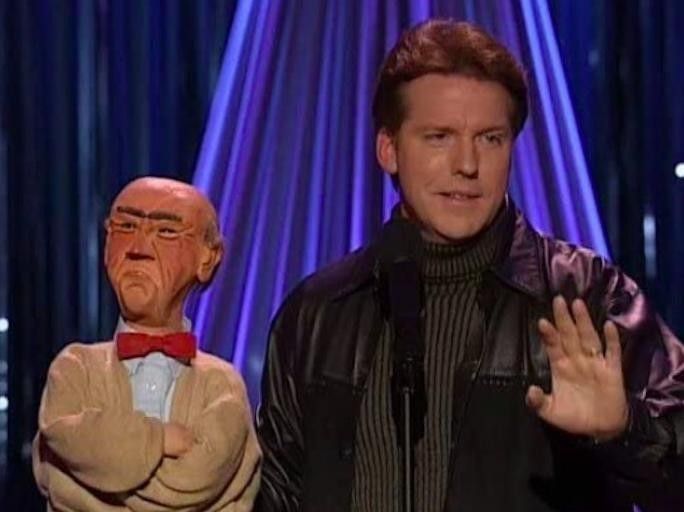 Jeff Dunham on Comedy Central in 1998