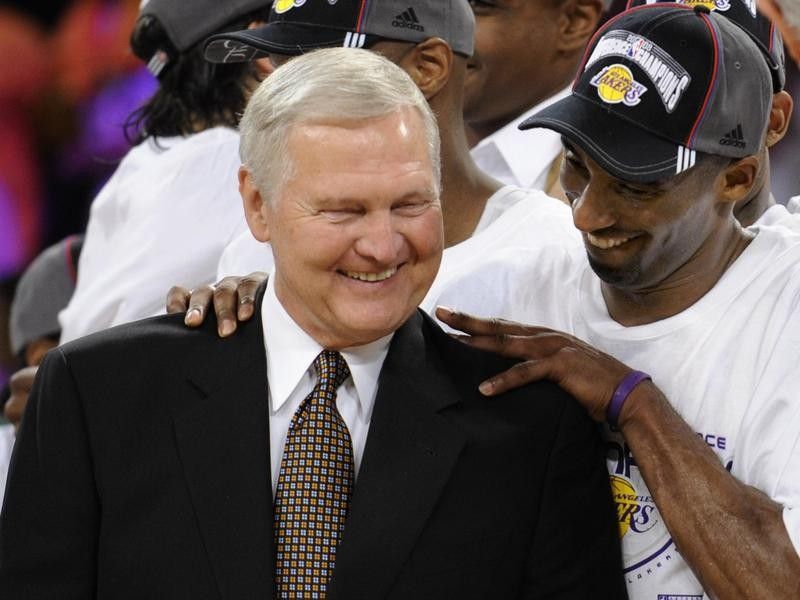 Jerry West and Kobe Bryant