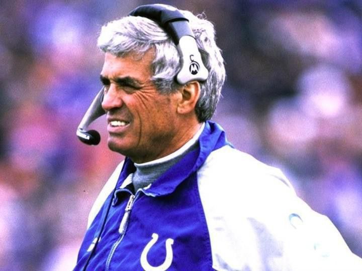 Jim Mora coaching the Colts