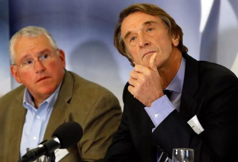 Jim Ratcliffe, right, is the chairman of Ineos.