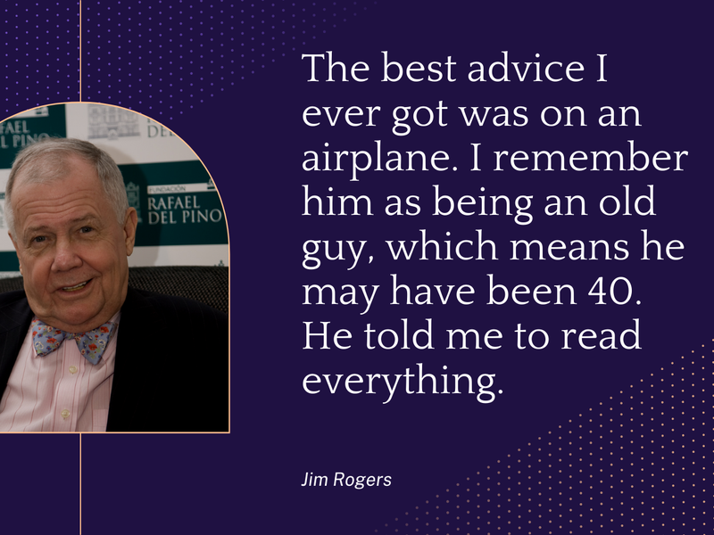 Jim Rogers read everything quote