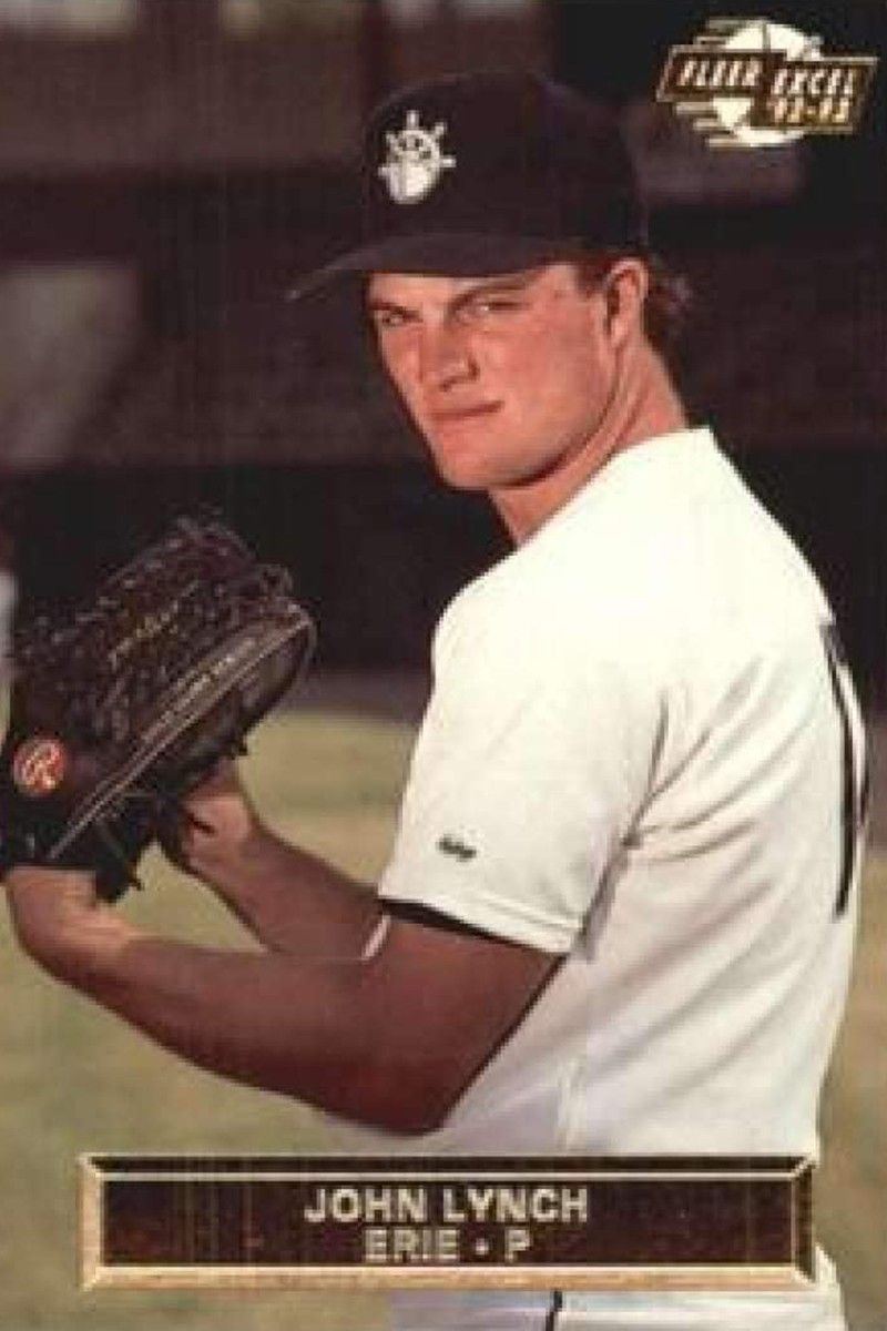 John Lynch as an Erie Sailors pitcher