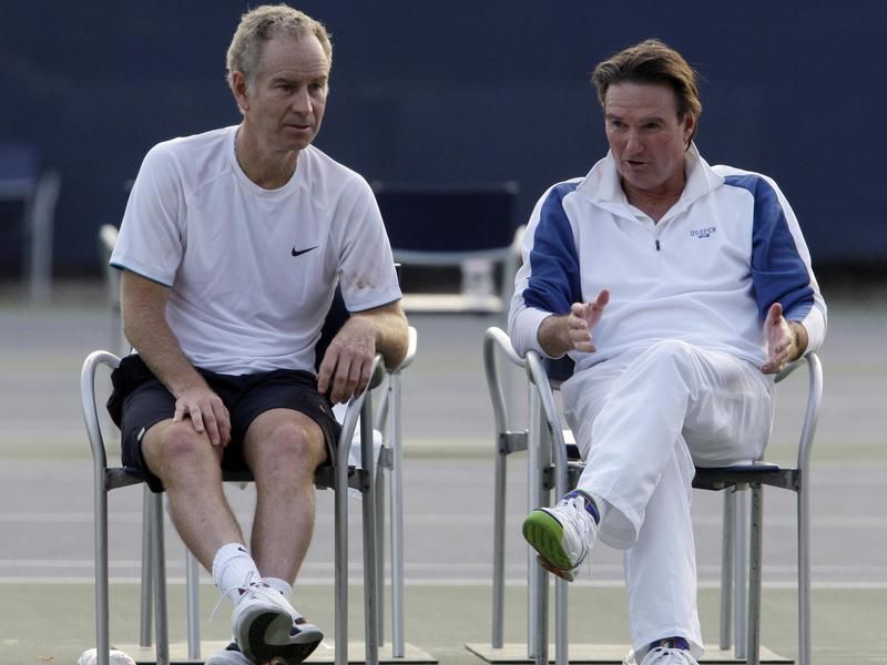 John McEnroe and Jimmy Connors