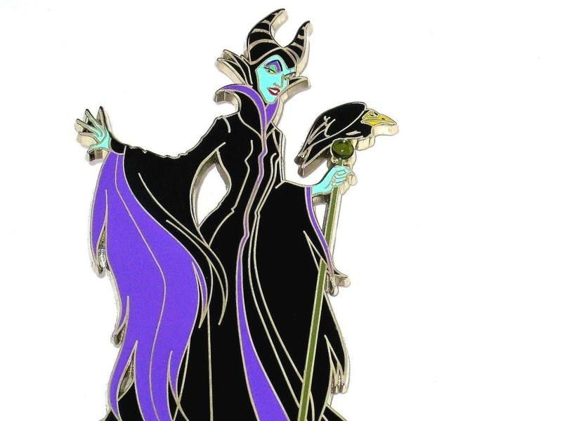 Jumbo Maleficent and Diablo Disney Pin