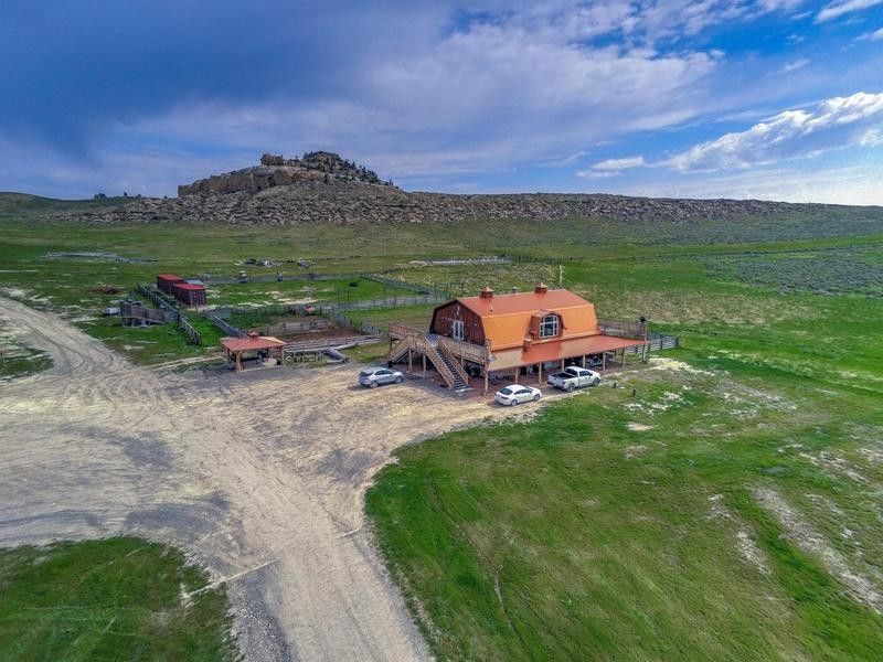 Kanye West's ranch in Wyoming