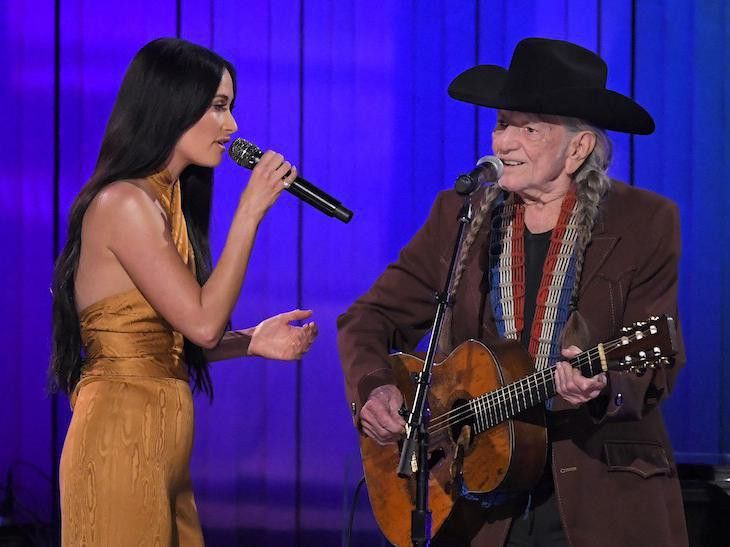 Kasey Musgraves and Willie Nelson
