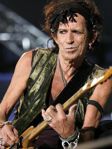 Keith Richards playing in Romania during the 'A Bigger Bang' tour in 2007