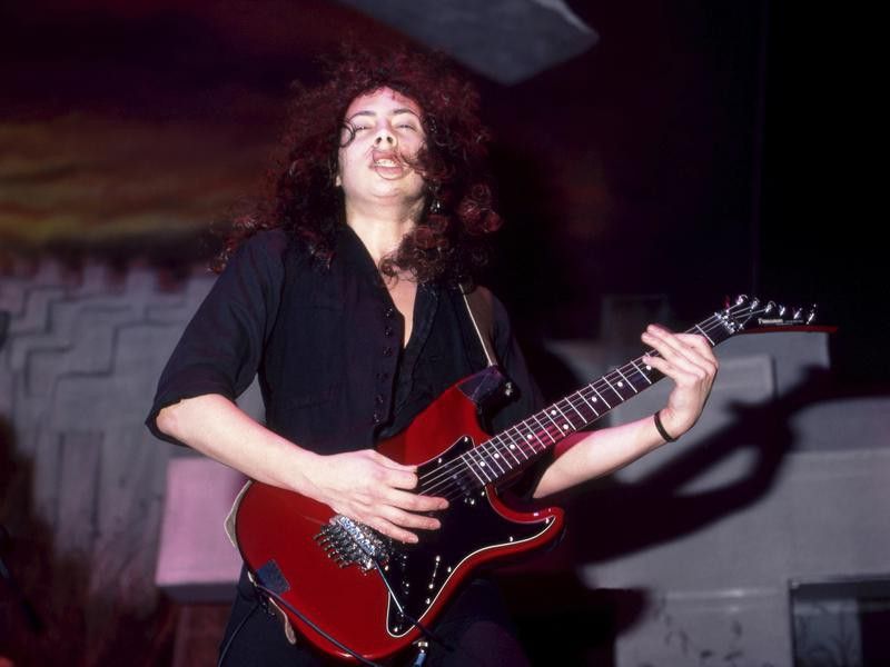 Kirk Hammett in 1986