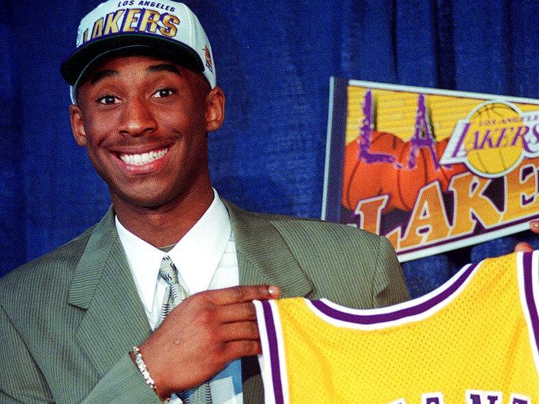 Kobe Bryant after the 1996 NBA draft