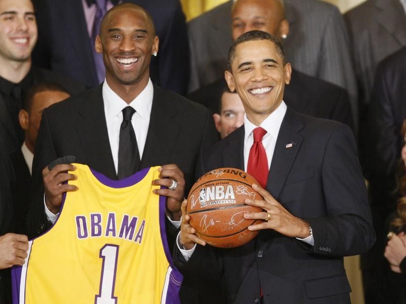 Kobe Bryant and Barack Obama