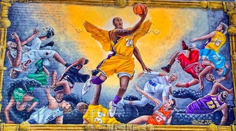 Kobe Bryant mural in Fairfax District, Los Angeles