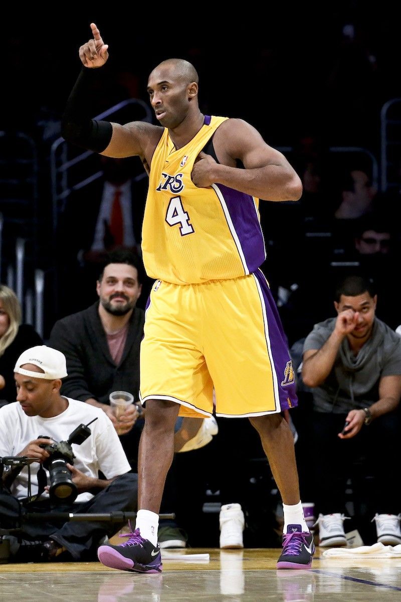 Kobe Bryant with the Lakers