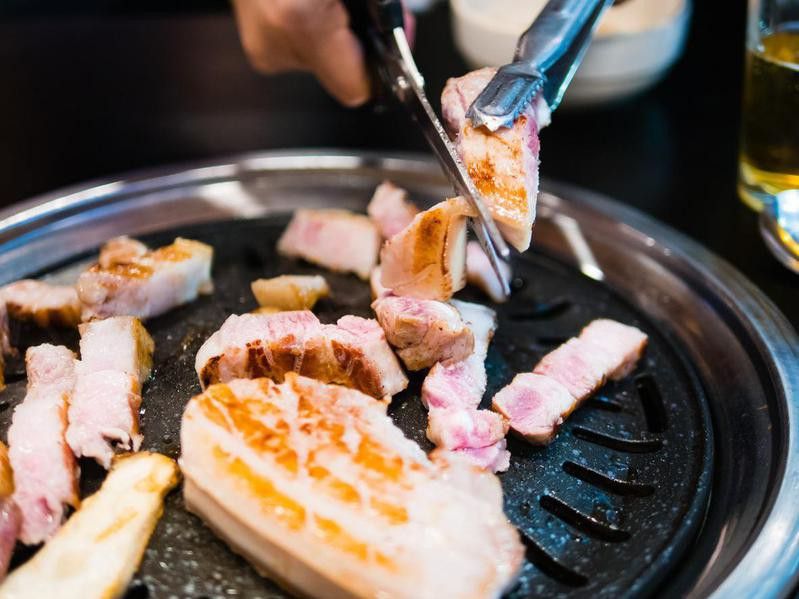 Korean style pork BBQ