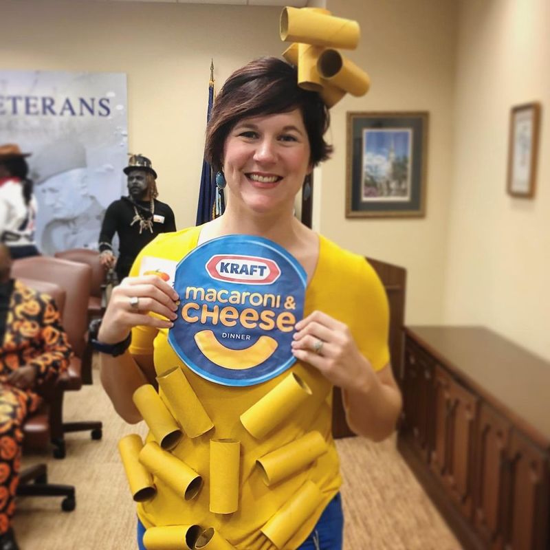 Kraft macaroni and cheese costume