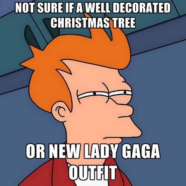 Lady Gaga Christmas meme