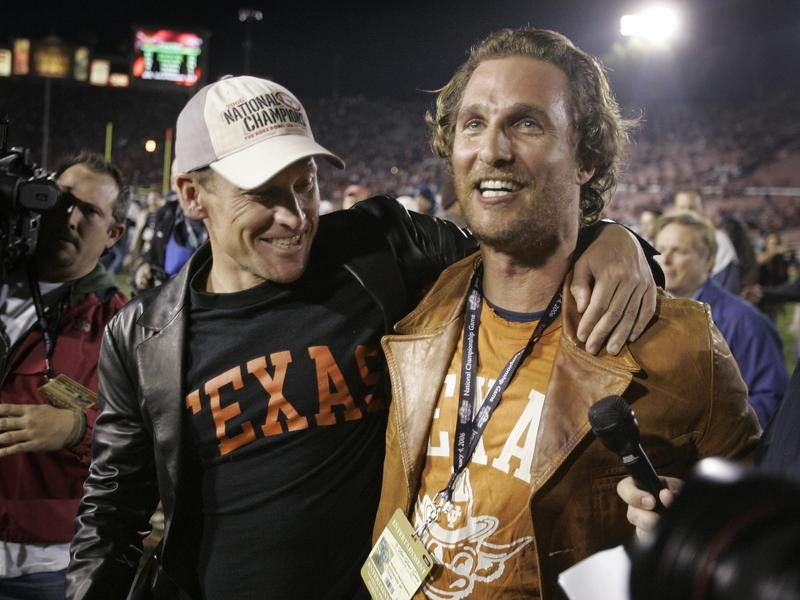 Lance Armstrong and Matthew McConaughey
