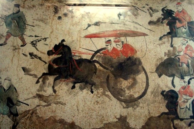 Late Han Dynasty fresco