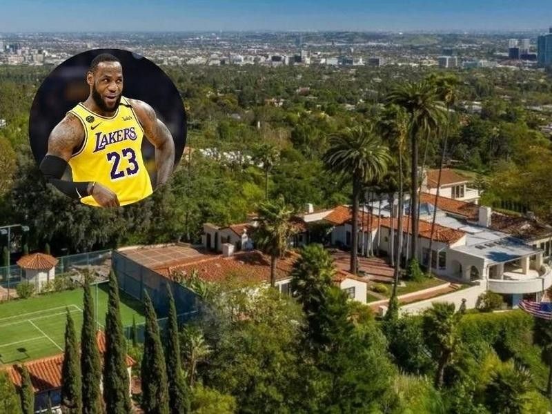 LeBron James' home in Beverly Hills