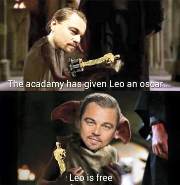 Leo gets an oscar