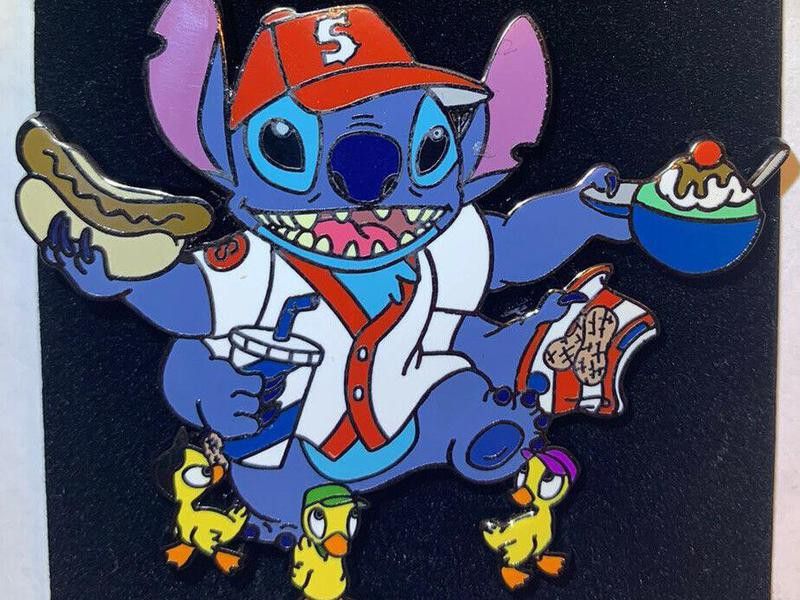 Lilo and Stitch Baseball Series pin