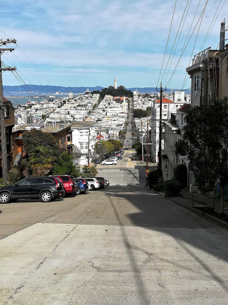 Looking east toward Coit Tower