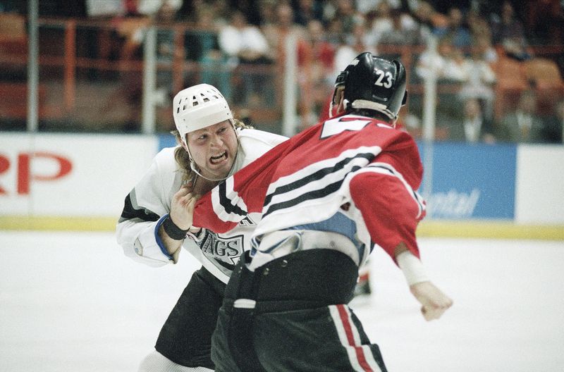 Los Angeles King Marty McSorley