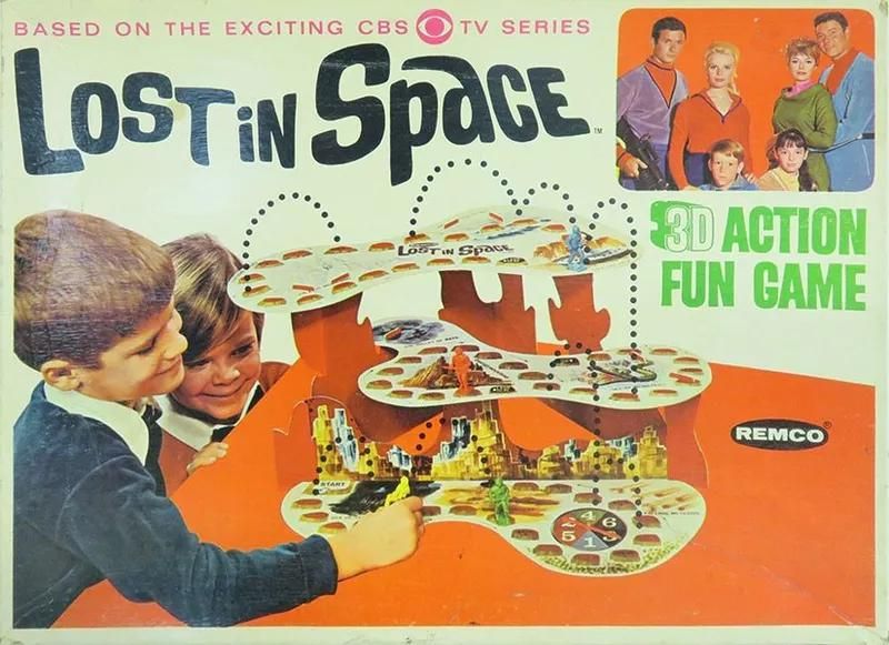 Lost in Space Original 1966 Remco 3D Action Board Game