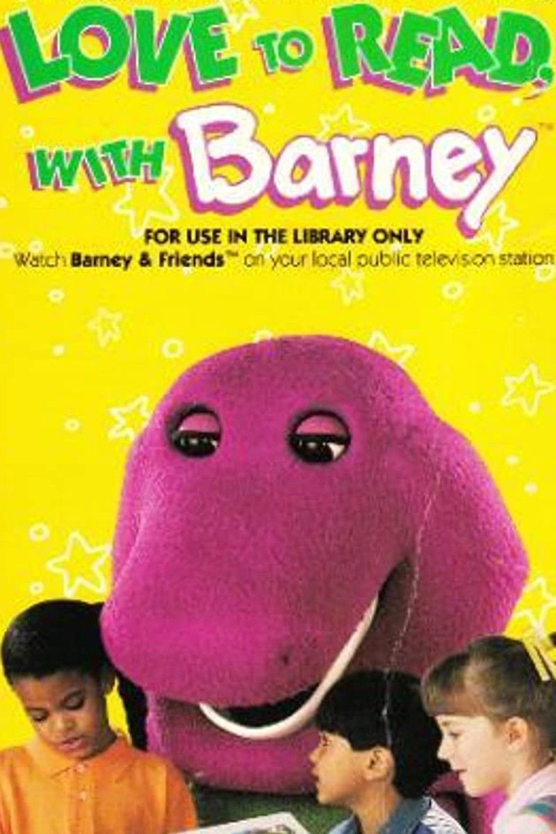 Love to Read With Barney VHS tape
