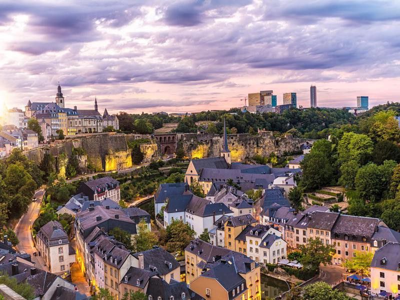 Luxembourg City panorama