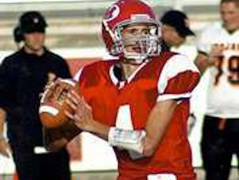 Madison High School quarterback Logan Anderson